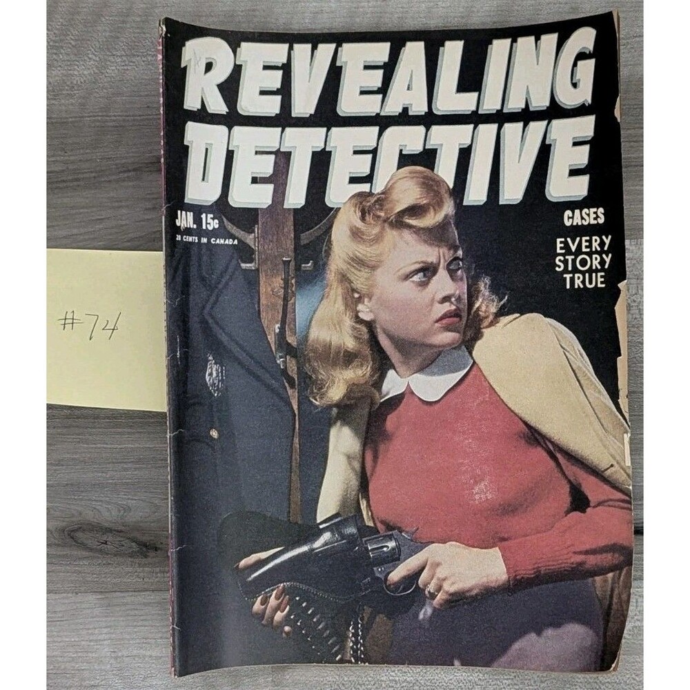 Revealing Detective January 1945 True Crime Pulp Cases
